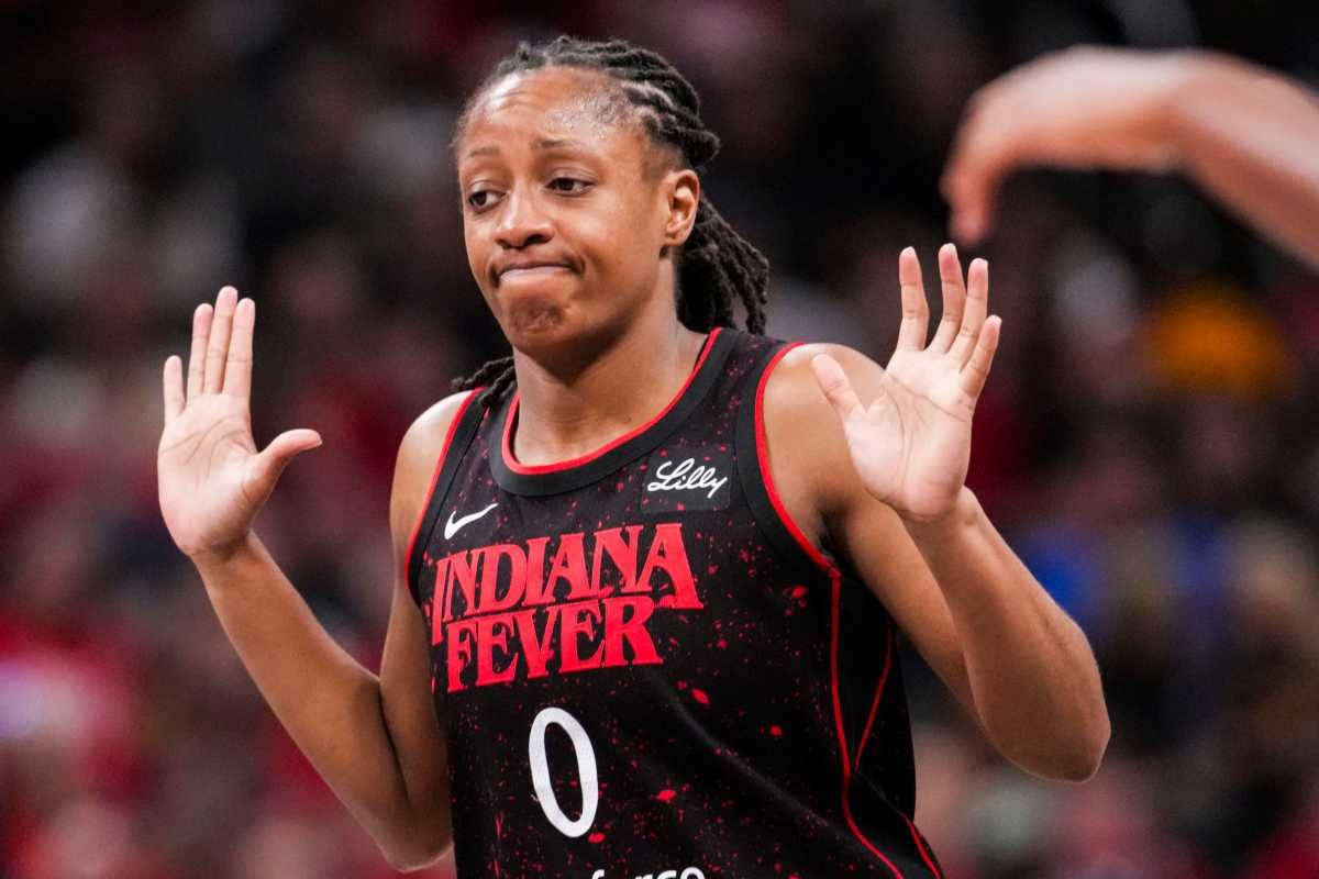 Indiana Fever React to Kelsey Mitchell Embarrassing Hailey Van Lith Indiana Fever React to Kelsey Mitchell Embarrassing Hailey Van Lith