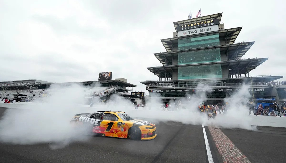 NASCAR’s Carson Kvapil was told not to do a burnout on IMS bricks; he did it anyway NASCAR’s Carson Kvapil was told not to do a burnout on IMS bricks; he did it anyway