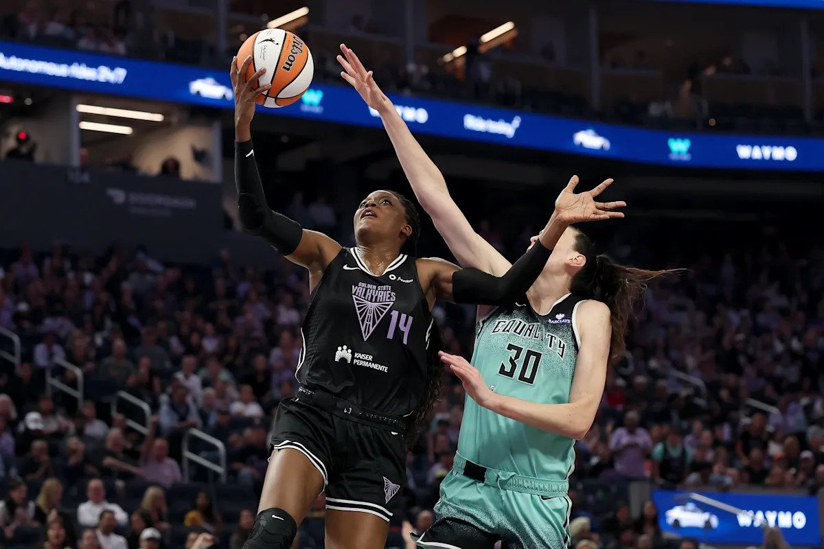 New York Liberty trudge through loss to Golden State Valkyries, 66-58 New York Liberty trudge through loss to Golden State Valkyries, 66-58