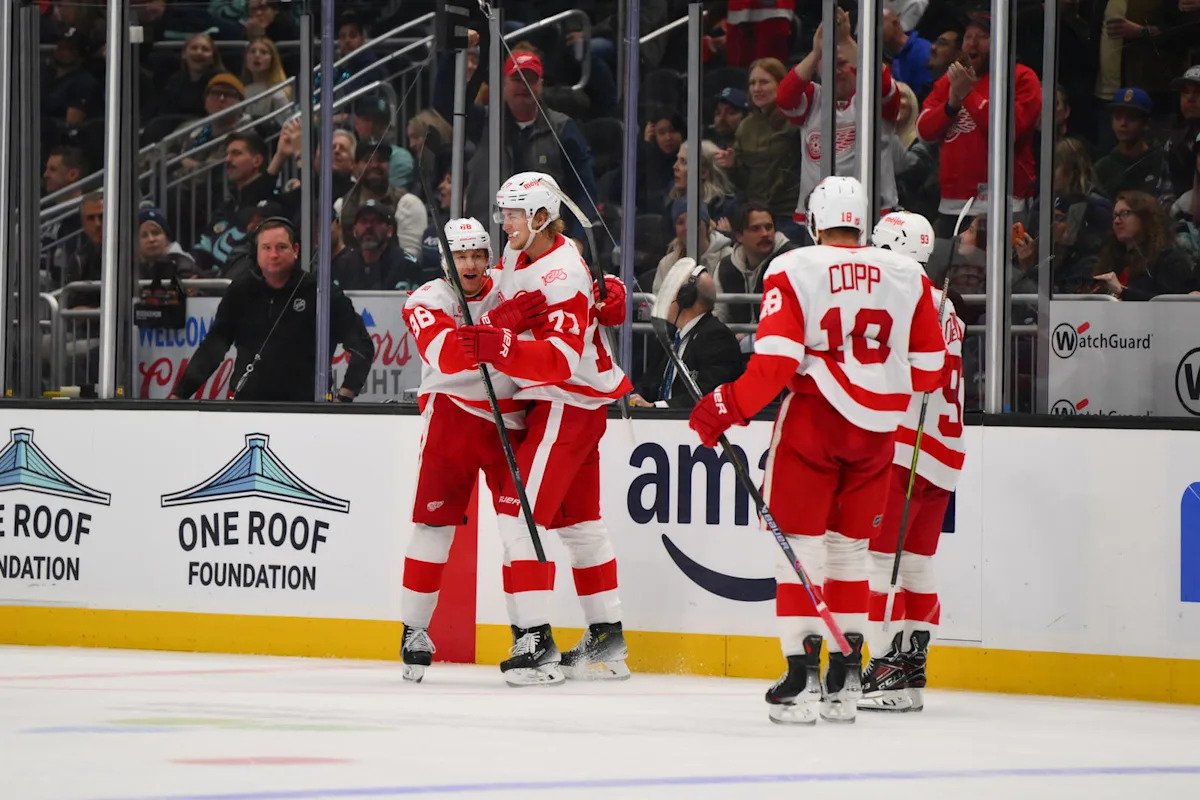 “World Class Shot”: Patrick Kane’s Red Wings Teammates Love What He Brings “World Class Shot”: Patrick Kane’s Red Wings Teammates Love What He Brings