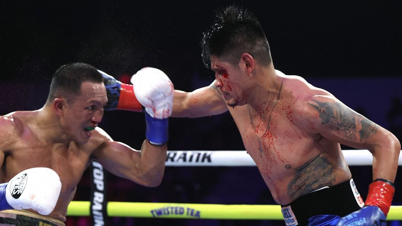 Navarrete retains title with technical decision over Suarez Navarrete retains title with technical decision over Suarez