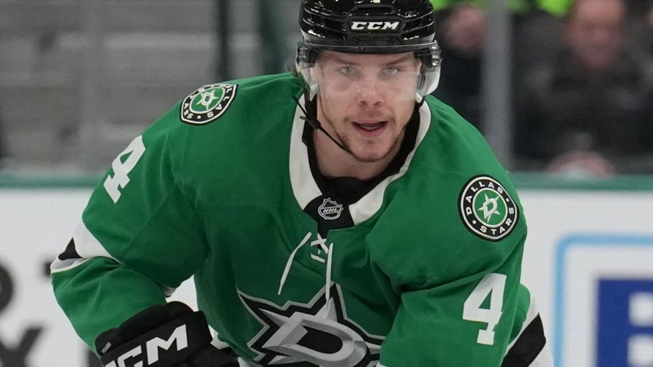 Stars’ DeBoer: Heiskanen still expected to return in Round 2 Stars’ DeBoer: Heiskanen still expected to return in Round 2