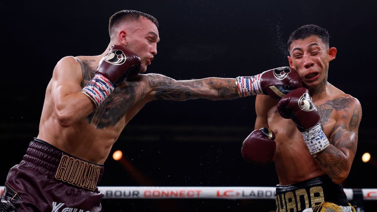 Boxing: Goodman eyes world title shot after beating Vaca Boxing: Goodman eyes world title shot after beating Vaca