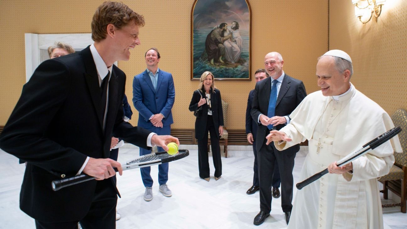 Jannik Sinner meets Pope Leo XIV on Italian Open off-day Jannik Sinner meets Pope Leo XIV on Italian Open off-day