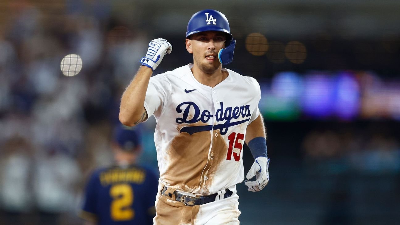 Dodgers designate Austin Barnes for assignment, promote Dalton Rushing Dodgers designate Austin Barnes for assignment, promote Dalton Rushing