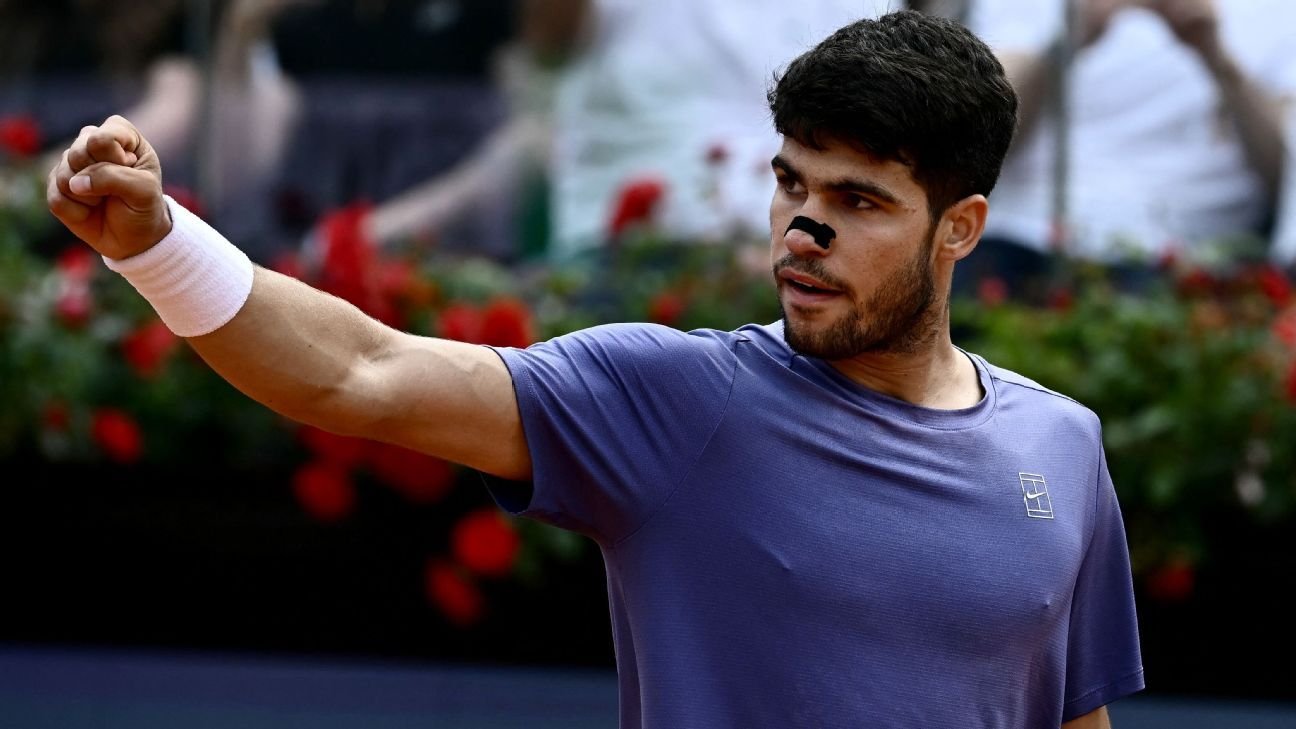 Carlos Alcaraz beats Jack Draper to reach Italian Open semis Carlos Alcaraz beats Jack Draper to reach Italian Open semis