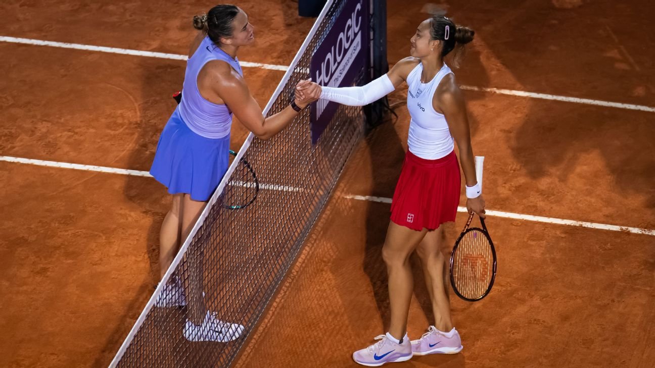 Zheng Qinwen ousts Aryna Sabalenka to reach Italian Open semis Zheng Qinwen ousts Aryna Sabalenka to reach Italian Open semis
