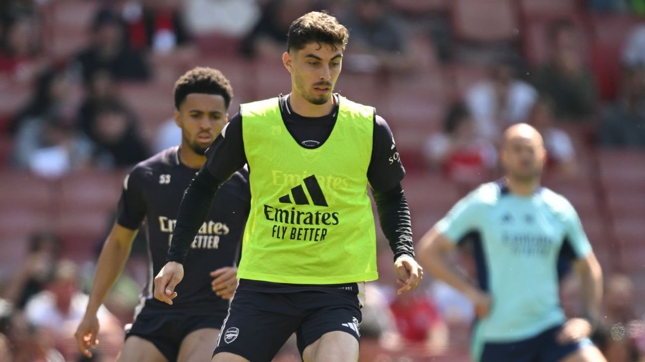 Arsenal’s Mikel Arteta: Kai Havertz transformed body during injury Arsenal’s Mikel Arteta: Kai Havertz transformed body during injury