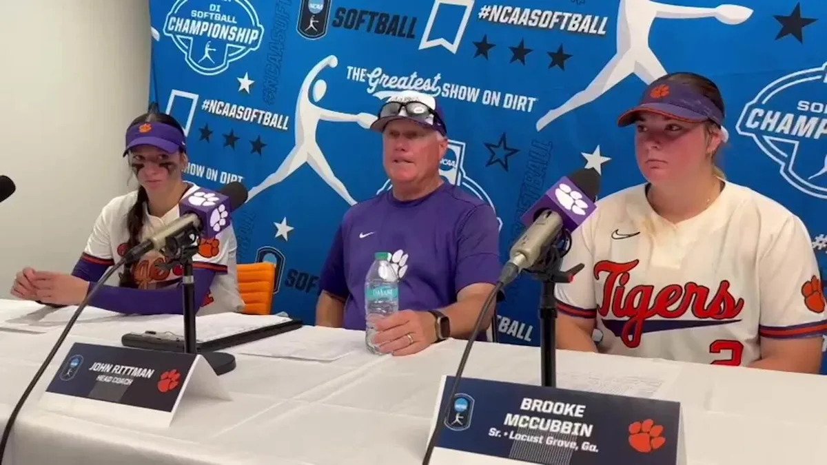 John Rittman on Clemson softball's 1-0 extra-innings win vs Northwestern in NCAA Tournament John Rittman on Clemson softball's 1-0 extra-innings win vs Northwestern in NCAA Tournament