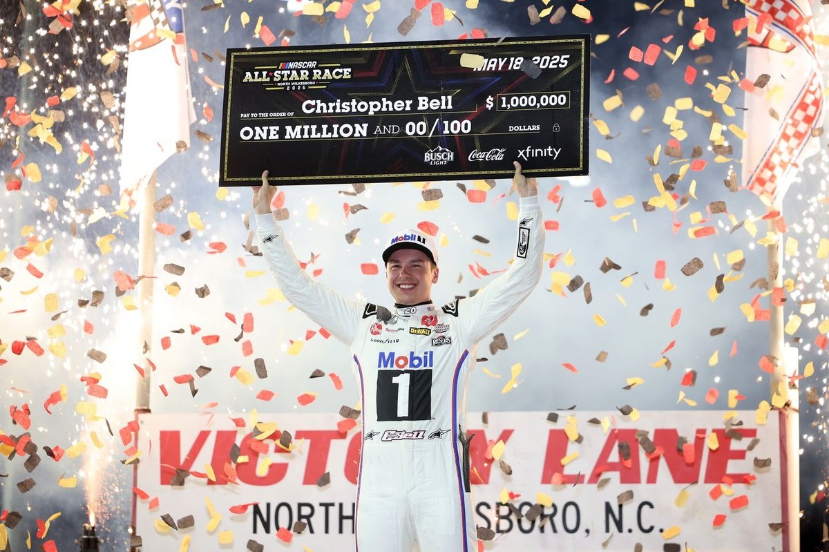 Christopher Bell wins NASCAR All-Star Race after contact-filled battle Christopher Bell wins NASCAR All-Star Race after contact-filled battle