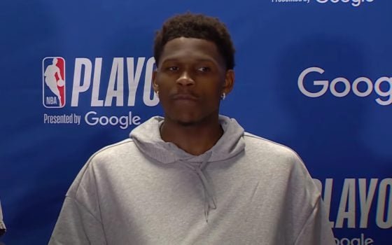 Anthony Edwards on Game 4 loss: “They outplayed us” Anthony Edwards on Game 4 loss: “They outplayed us”