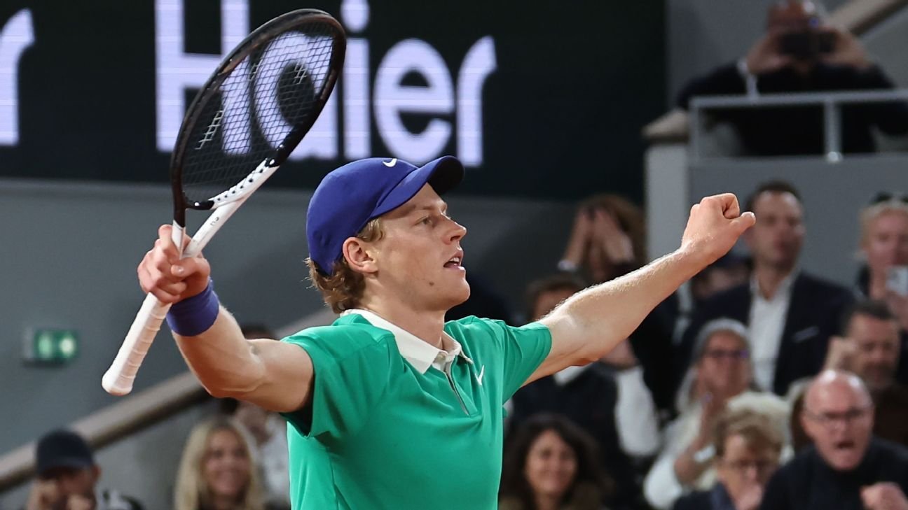 Sinner tops Djokovic, advances to French Open final Sinner tops Djokovic, advances to French Open final