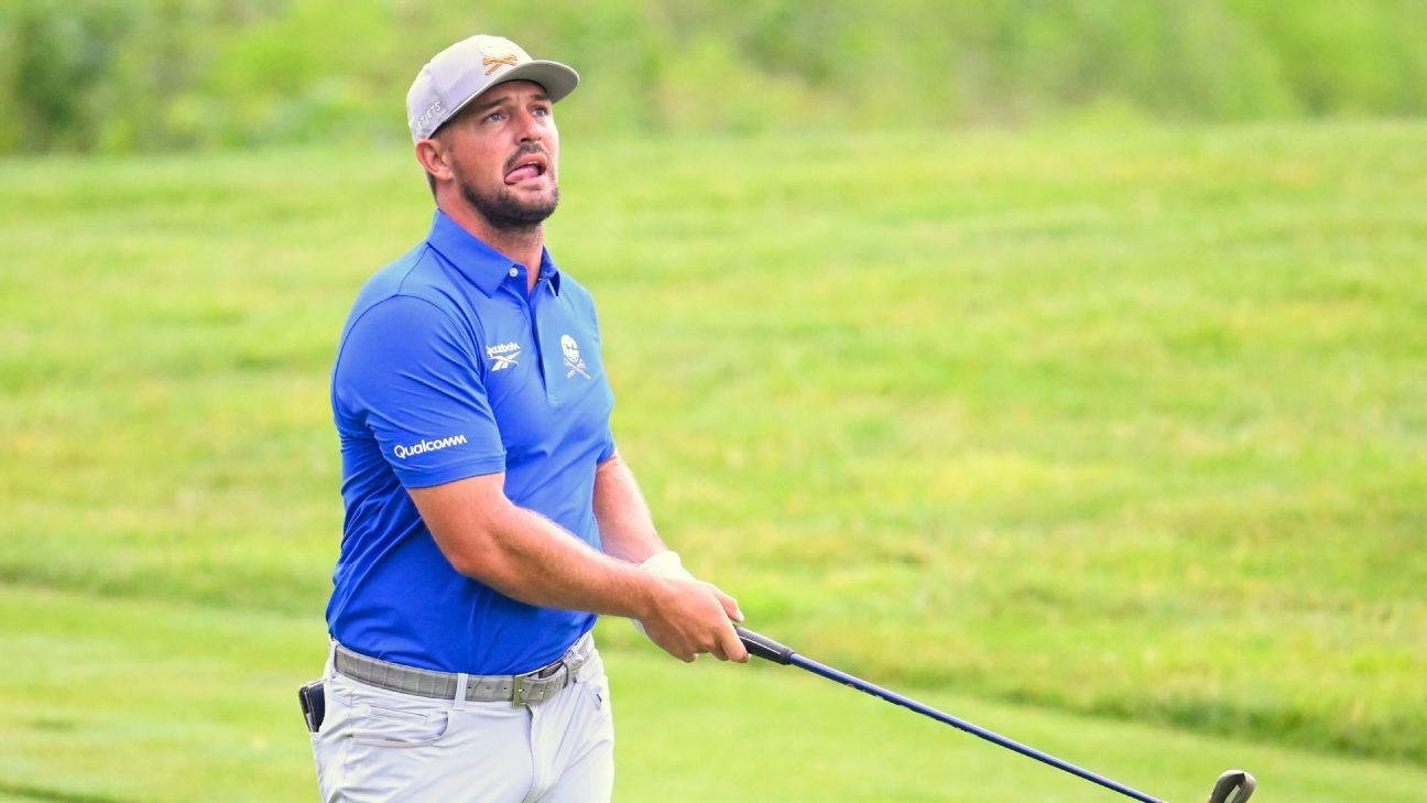 Bryson DeChambeau, Martin Kaymer atop LIV Golf Virginia Bryson DeChambeau, Martin Kaymer atop LIV Golf Virginia
