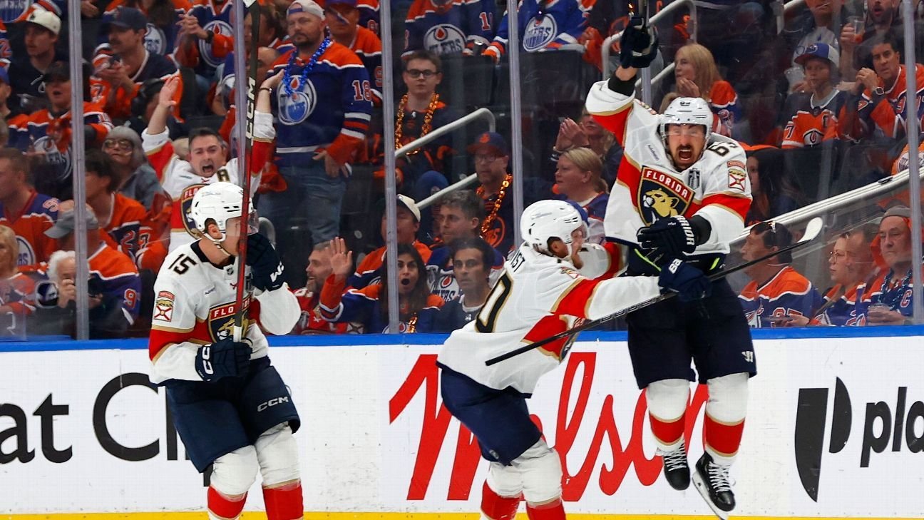 Marchand nets 2OT winner as Panthers even Stanley Cup Final Marchand nets 2OT winner as Panthers even Stanley Cup Final