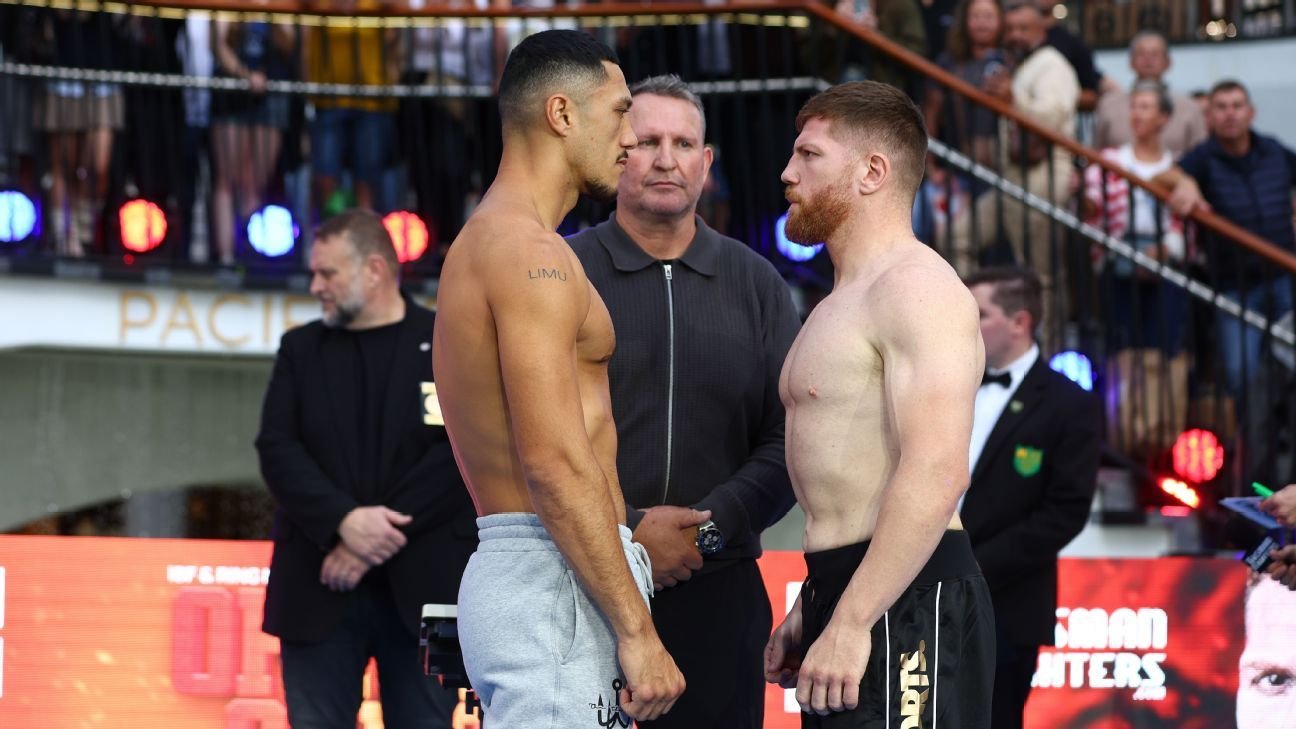Follow live: Jai Opetaia puts world titles on the line against Claudio Squeo Follow live: Jai Opetaia puts world titles on the line against Claudio Squeo