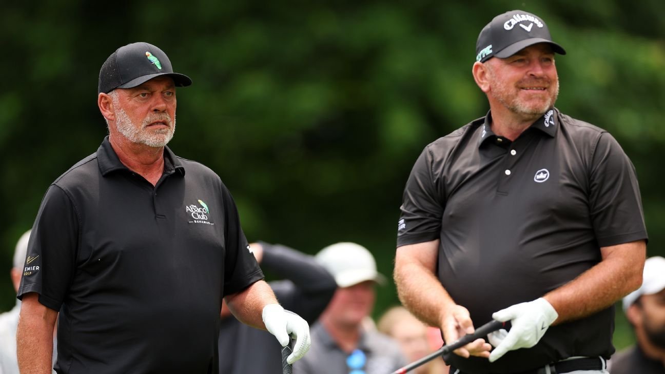 Darren Clarke, Thomas Bjorn win Champions tour’s team event Darren Clarke, Thomas Bjorn win Champions tour’s team event