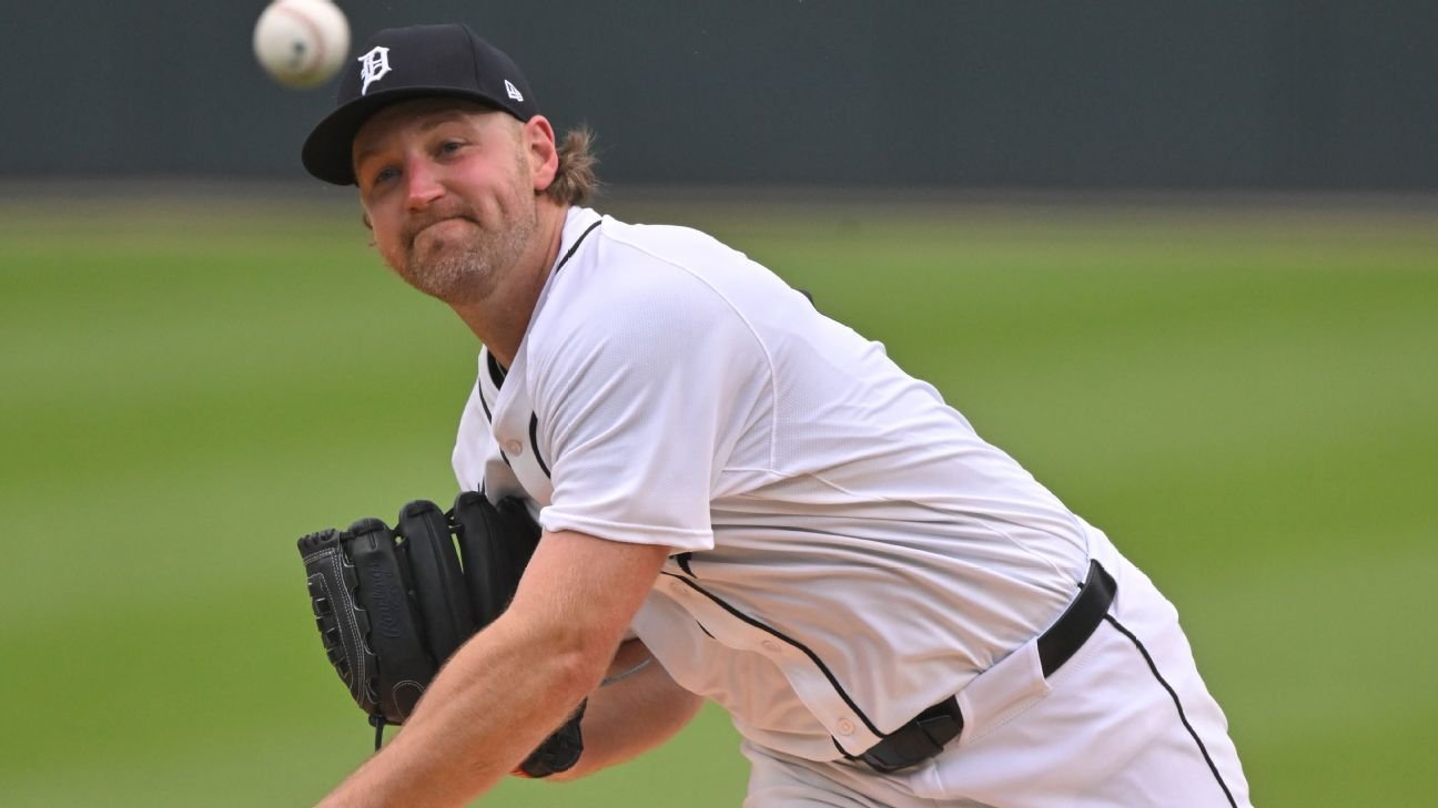 Tigers’ Enns goes five scoreless in first MLB game since ’21 Tigers’ Enns goes five scoreless in first MLB game since ’21