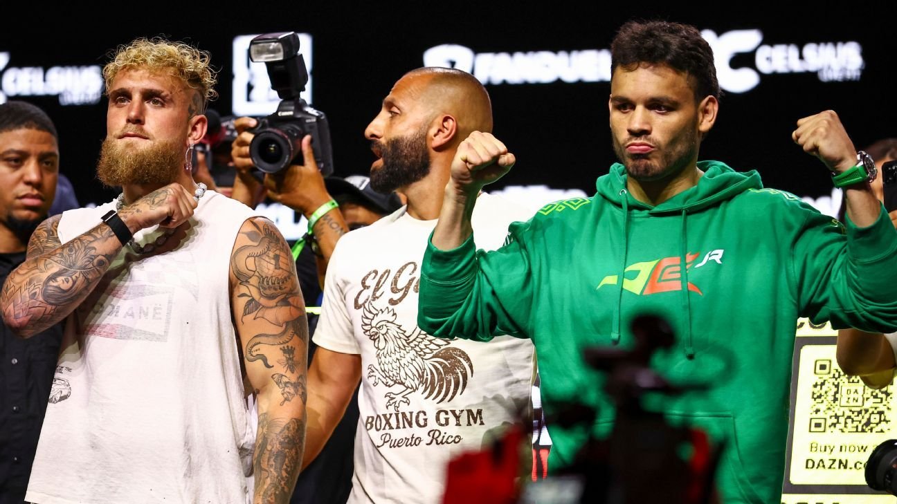 Jake Paul, Julio Cesar Chavez Jr. makes weight for Saturday’s bout Jake Paul, Julio Cesar Chavez Jr. makes weight for Saturday’s bout