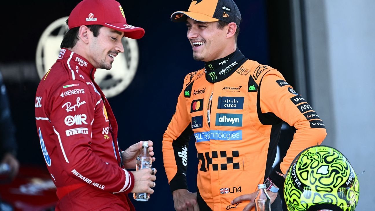 Austrian GP qualifying: Lando Norris takes pole ahead of Charles Leclerc Austrian GP qualifying: Lando Norris takes pole ahead of Charles Leclerc