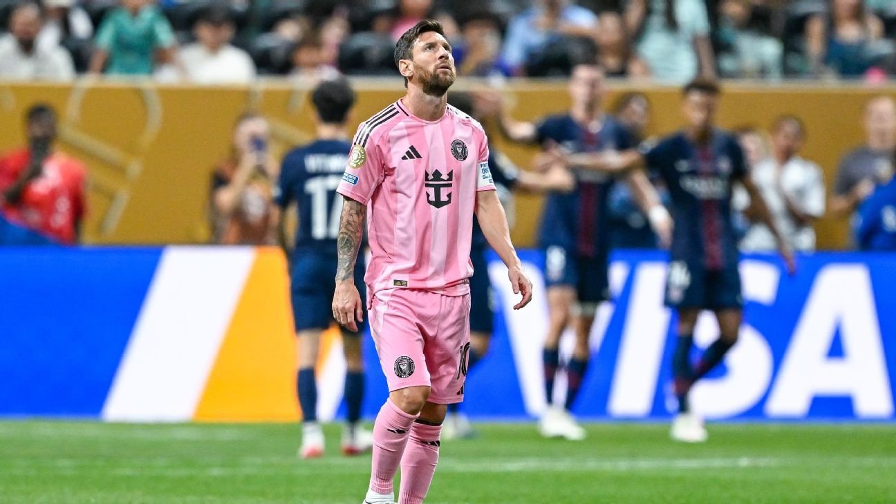 Not even Messi can bridge the gap between PSG, Inter Miami Not even Messi can bridge the gap between PSG, Inter Miami