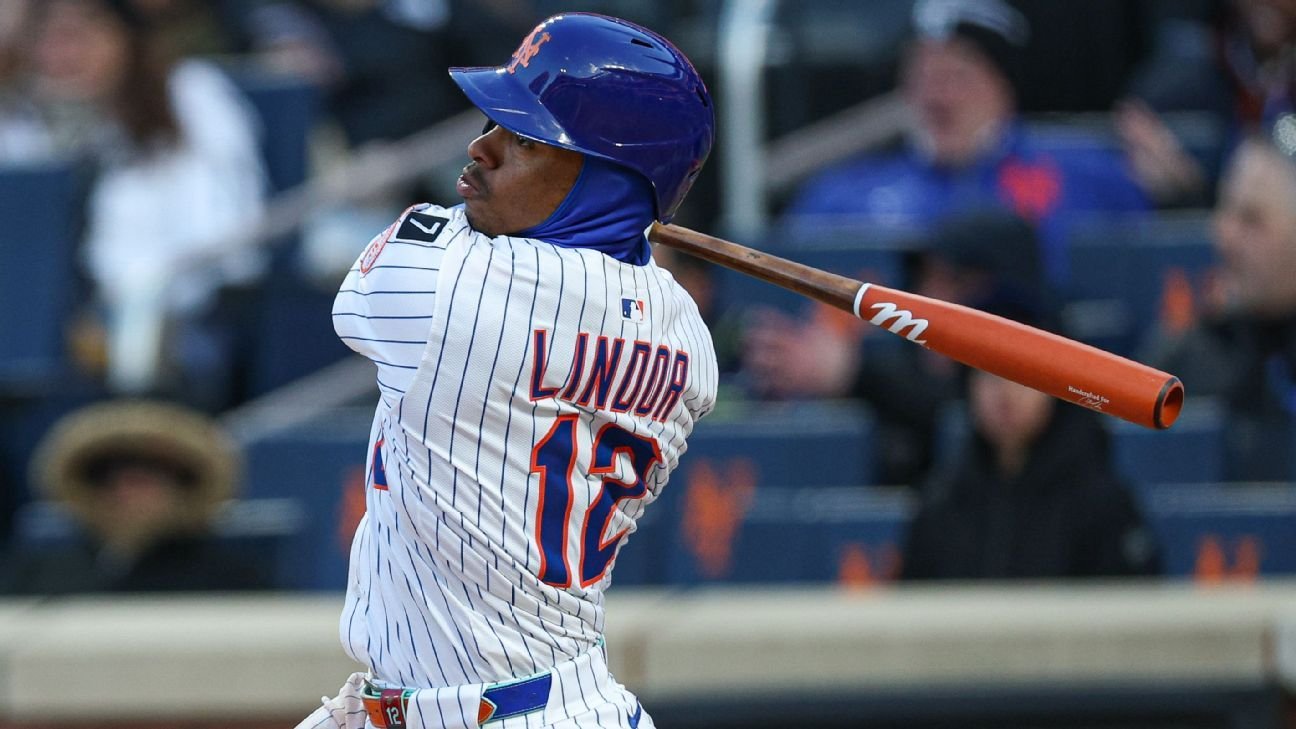 Slumping Mets bump Francisco Lindor from leadoff spot Slumping Mets bump Francisco Lindor from leadoff spot