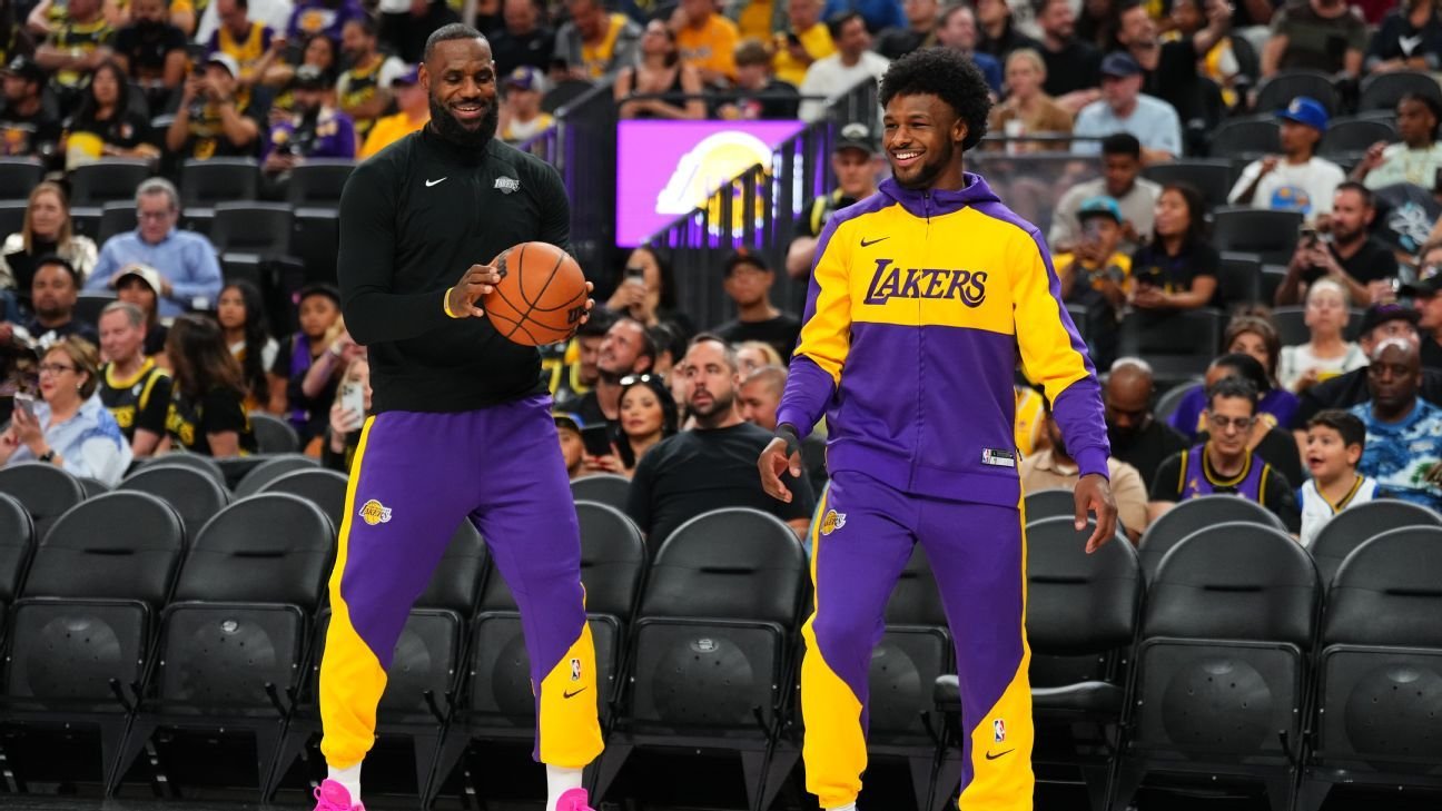 Bronny James says he’s not paying attention to LeBron speculation Bronny James says he’s not paying attention to LeBron speculation