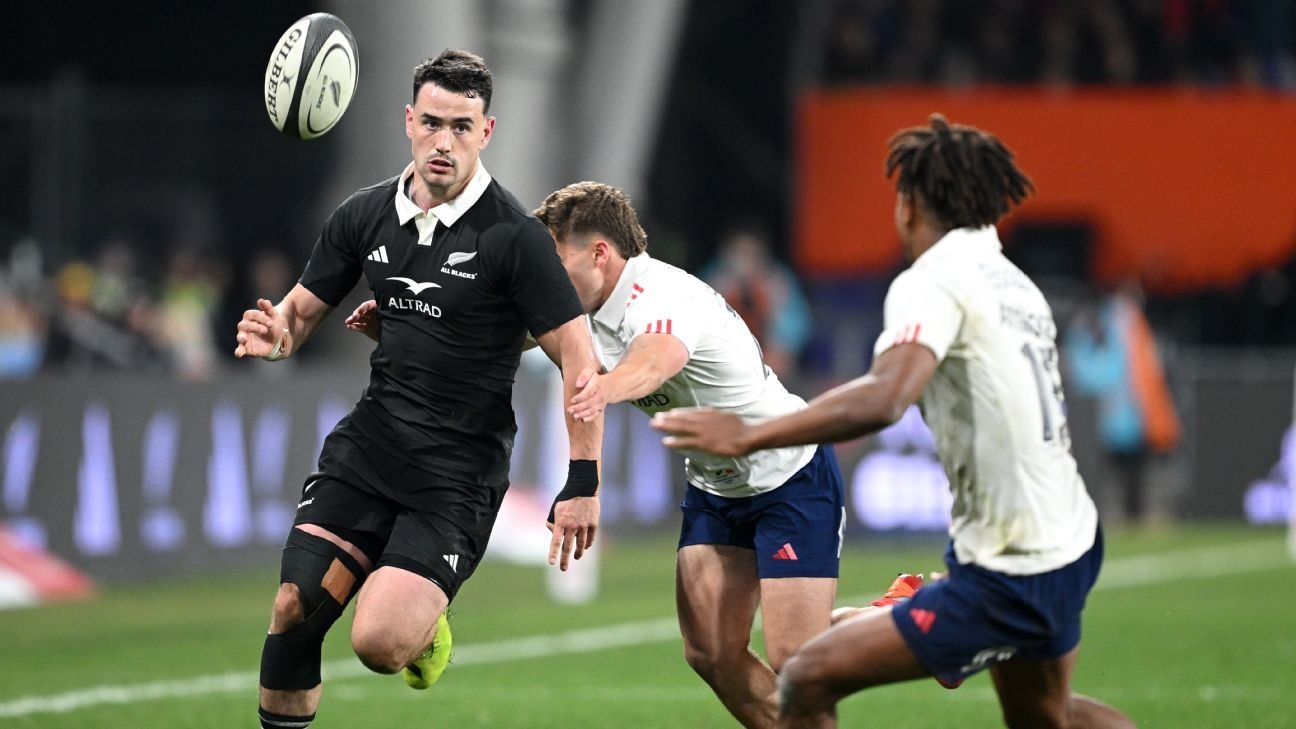 Forty tries in 42 Tests: All Blacks history feels inevitable for Will Jordan Forty tries in 42 Tests: All Blacks history feels inevitable for Will Jordan