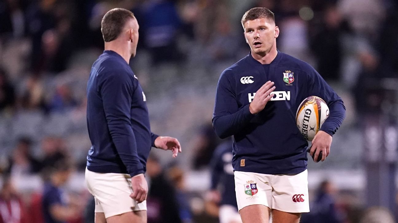British and Irish Lions vs AUNZ XV: Owen Farrell on bench as Lions name team British and Irish Lions vs AUNZ XV: Owen Farrell on bench as Lions name team