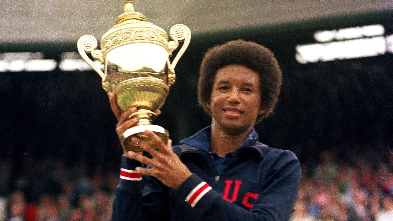 Remembering Arthur Ashe’s historic 1975 Wimbledon title Remembering Arthur Ashe’s historic 1975 Wimbledon title