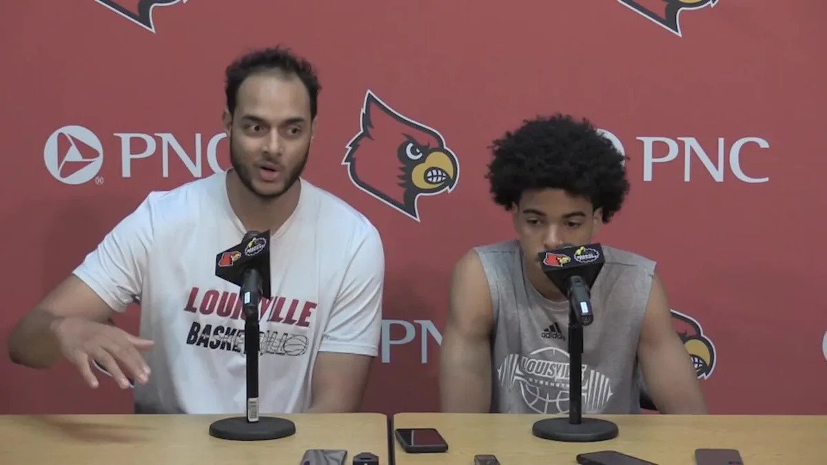 Louisville basketball's Aly Khalifa, Mikel Brown Jr. on team's expectations, chemistry Louisville basketball's Aly Khalifa, Mikel Brown Jr. on team's expectations, chemistry