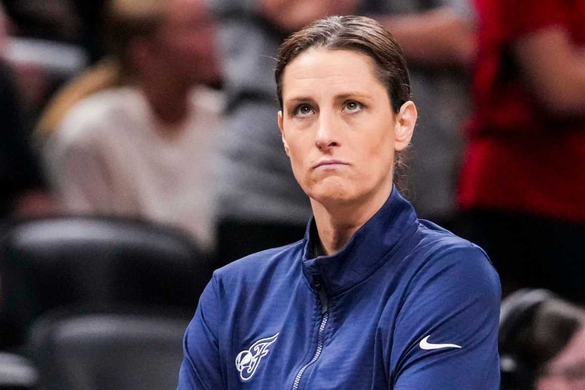 Fever Coach Stephanie White Reacts to Big News for Liberty Game Fever Coach Stephanie White Reacts to Big News for Liberty Game