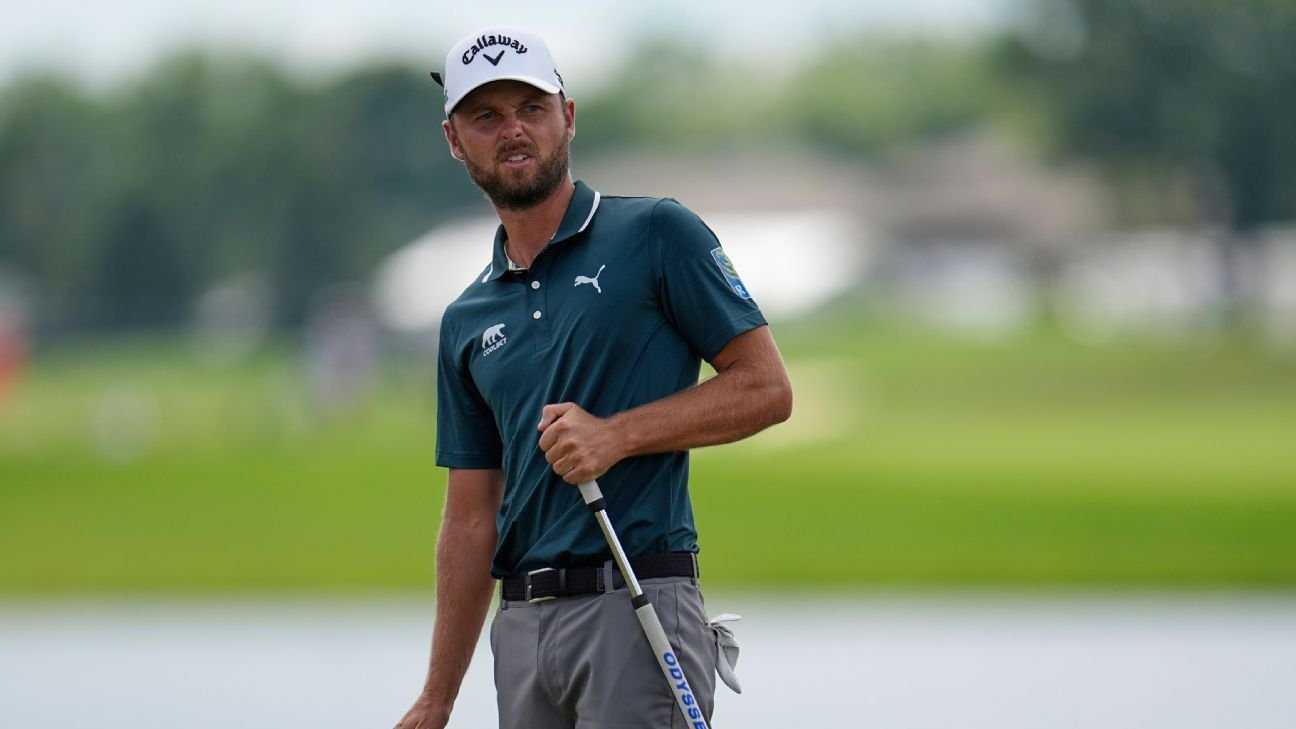 Adam Svensson atop PGA Tour’s 3M Open after tourney-record 60 Adam Svensson atop PGA Tour’s 3M Open after tourney-record 60