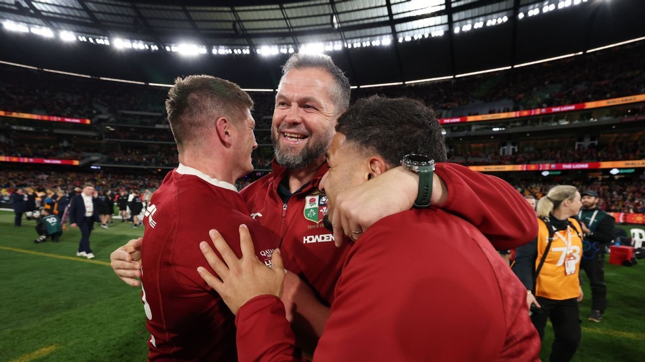 British and Irish Lions: Andy Farrell eyes 3-0 sweep with series won British and Irish Lions: Andy Farrell eyes 3-0 sweep with series won