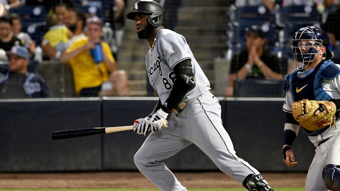 White Sox’s Luis Robert sits again with adductor soreness White Sox’s Luis Robert sits again with adductor soreness