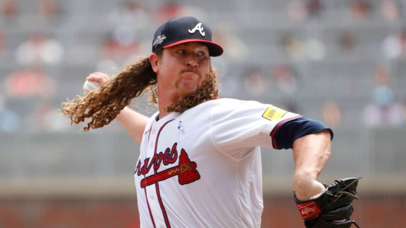 Braves place Grant Holmes on IL with elbow inflammation