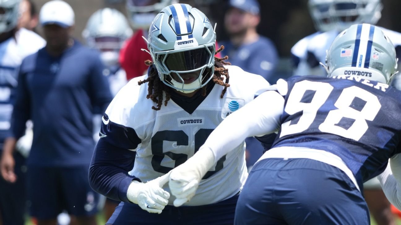 Source – Cowboys’ Tyler Guyton (knee) to miss time, avoids surgery Source – Cowboys’ Tyler Guyton (knee) to miss time, avoids surgery