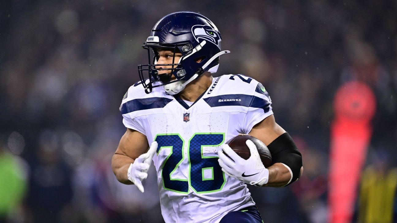 Fantasy football insurance RB rankings – Zach Charbonnet, Isaac Guerendo lead the way