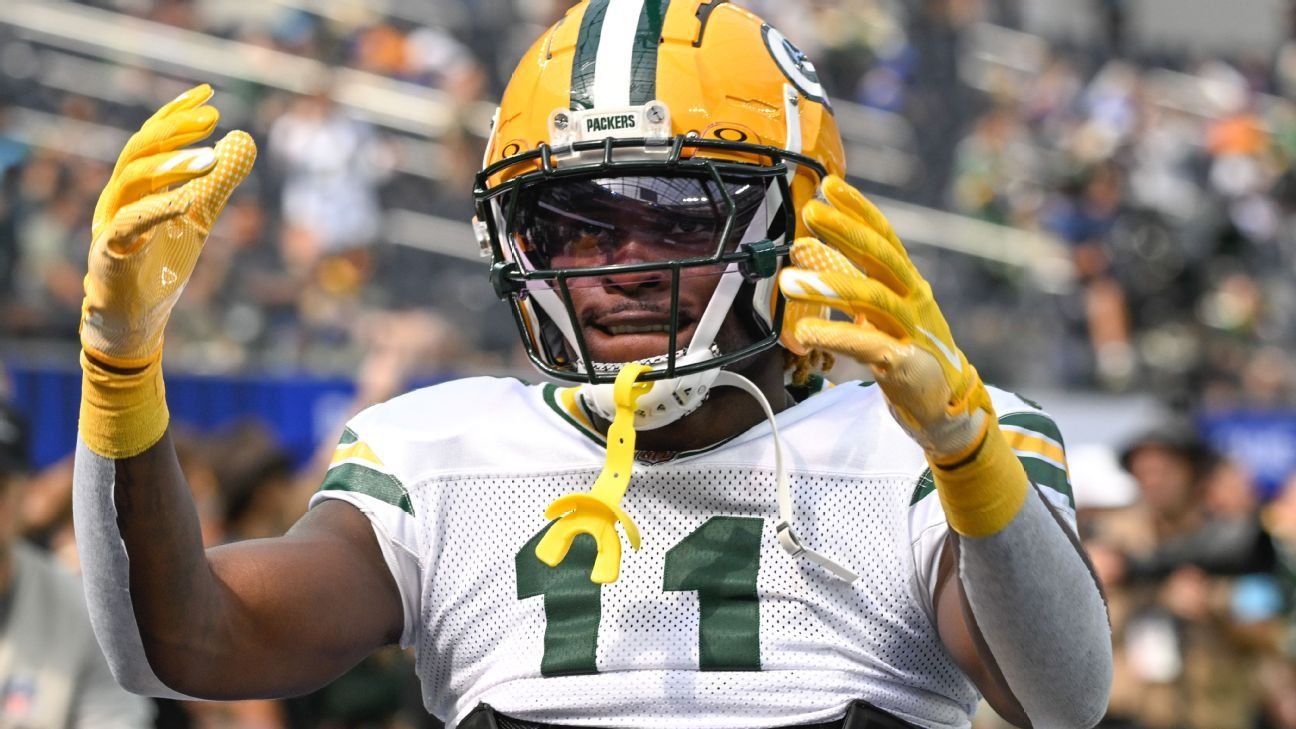Source — Packers’ Jayden Reed dealing with sprained foot Source — Packers’ Jayden Reed dealing with sprained foot