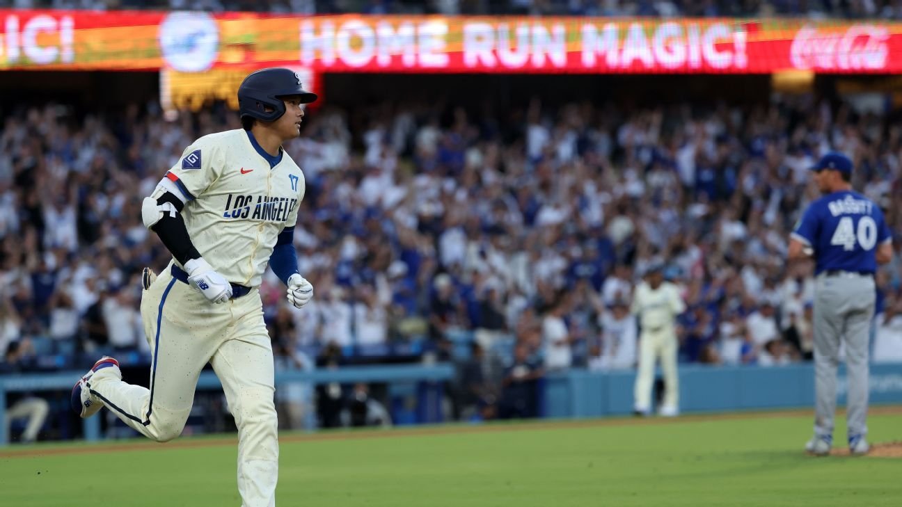 Shohei Ohtani slugs 40th home run of season for Dodgers Shohei Ohtani slugs 40th home run of season for Dodgers