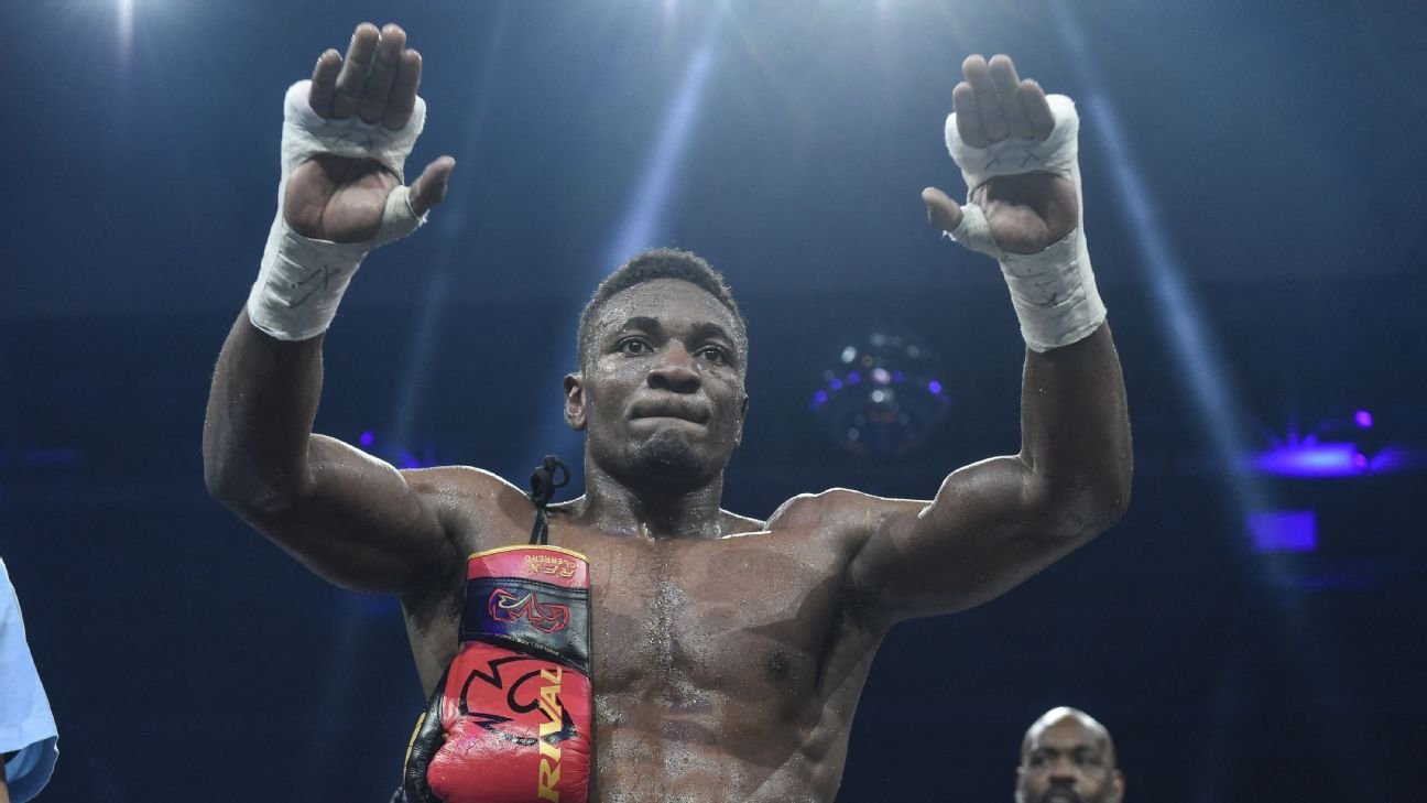 Mbilli to fight Martinez on Canelo-Crawford undercard Mbilli to fight Martinez on Canelo-Crawford undercard
