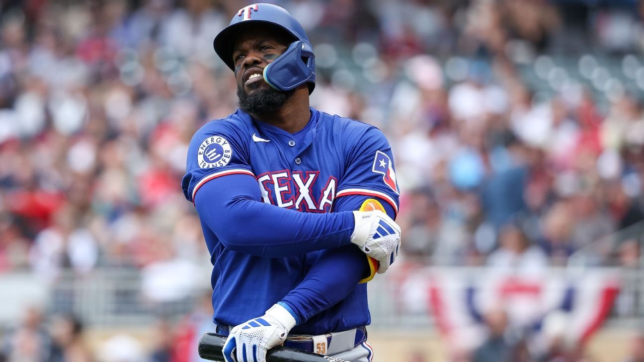 Rangers put Adolis García on IL, activate Evan Carter Rangers put Adolis García on IL, activate Evan Carter