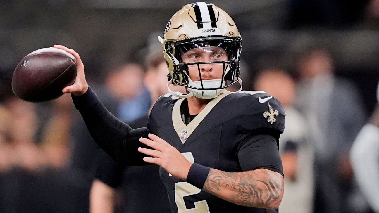 Spencer Rattler to start Saints’ preseason finale; Tyler Shough at QB2 Spencer Rattler to start Saints’ preseason finale; Tyler Shough at QB2