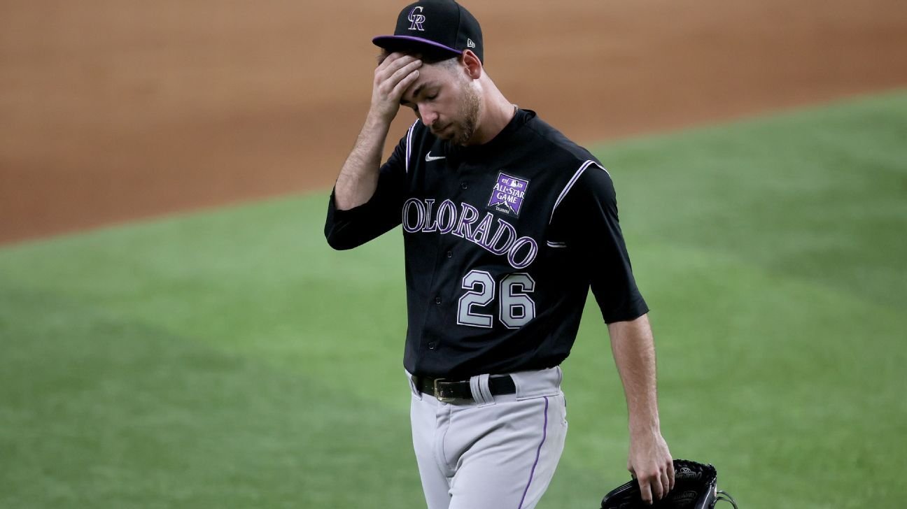 Rockies release LHP Austin Gomber after 12 starts, no wins