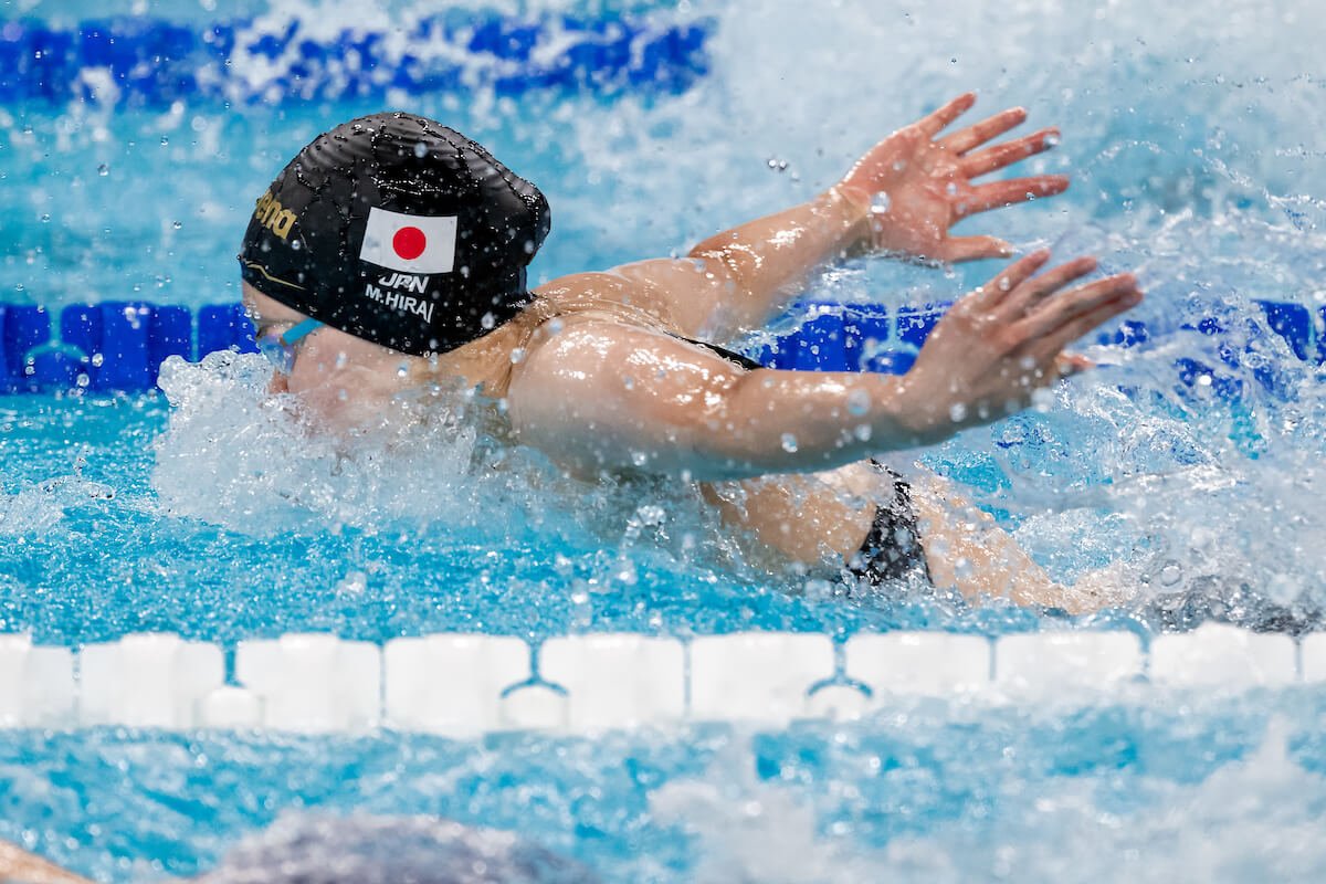Mizuki Hirai, Audrey Derivaux Top 100 Fly Semis at World Juniors Mizuki Hirai, Audrey Derivaux Top 100 Fly Semis at World Juniors