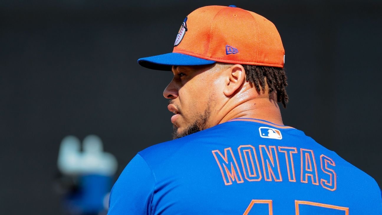 Mets place Frankie Montas on IL, recall Huascar Brazobán