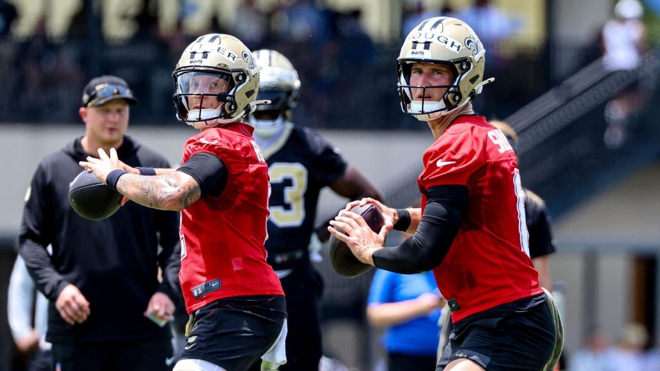 Saints’ QB decision likely in ‘next few days’, Kellen Moore says Saints’ QB decision likely in ‘next few days’, Kellen Moore says