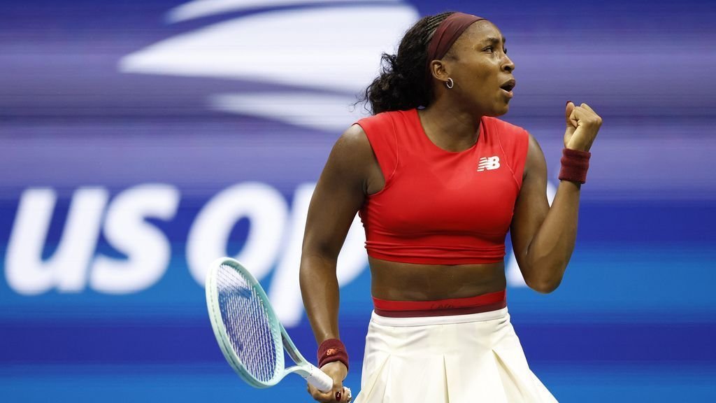 Gauff struggles with new serve, holds on for win at US Open Gauff struggles with new serve, holds on for win at US Open