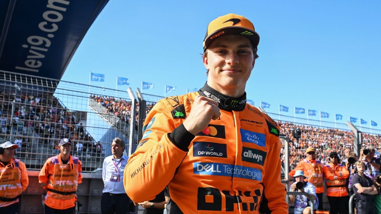 Dutch GP qualifying: McLaren’s Piastri takes pole ahead of Norris Dutch GP qualifying: McLaren’s Piastri takes pole ahead of Norris