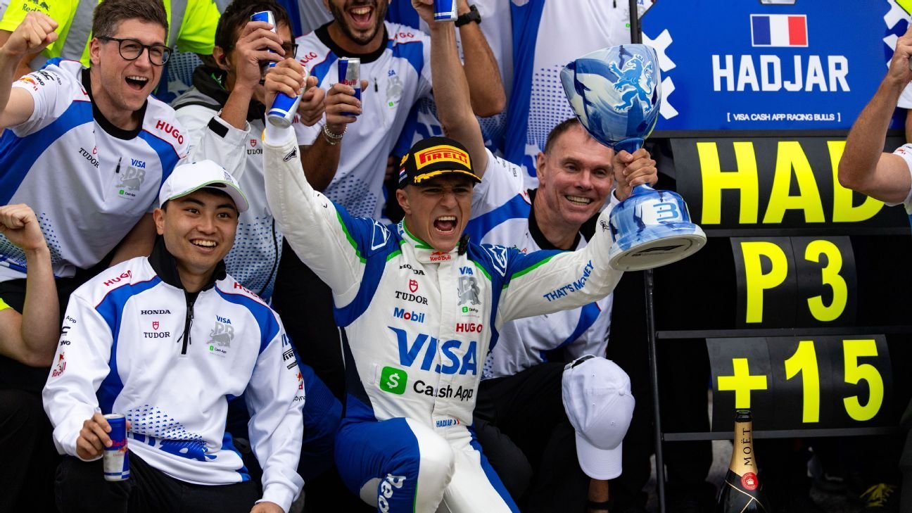 Dutch GP: Racing Bulls’ Hadjar labels 1st F1 podium ‘unreal’ Dutch GP: Racing Bulls’ Hadjar labels 1st F1 podium ‘unreal’