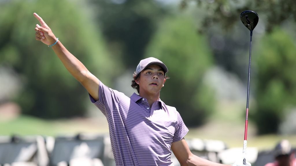 Charlie Woods makes ace at TPC Sawgrass during Junior Players Charlie Woods makes ace at TPC Sawgrass during Junior Players